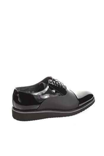 Fosco Black Patent Leather Men's Casual Shoes Fosco 6590 Men