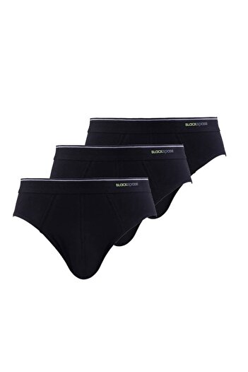 Blackspade Men's Slip 3 Pack Tender Cotton 9672 - Black