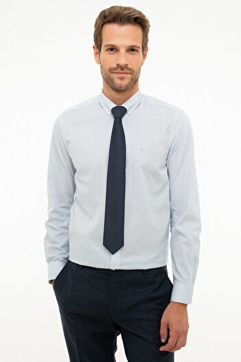 Pierre Cardin Cămașă albastru deschis slim fit