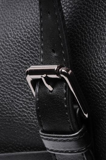 Deri Company Black Travel Bag (7777 S)