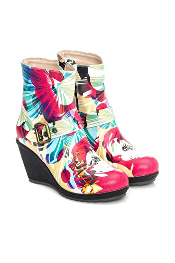 Streetfly Colorful Women's Boots MDDSC-858
