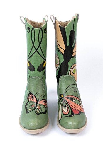 Streetfly Colorful Women's Boots Mddl-1567