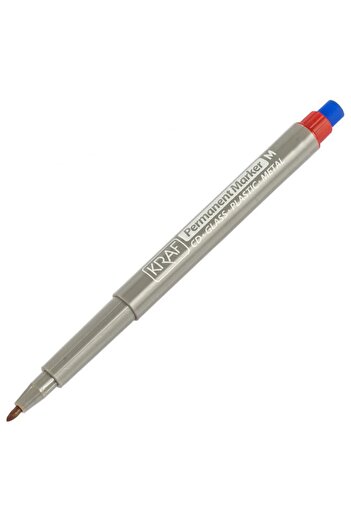 KRAF Kırmızı Asetat Kalemi Silgili (m) Medium