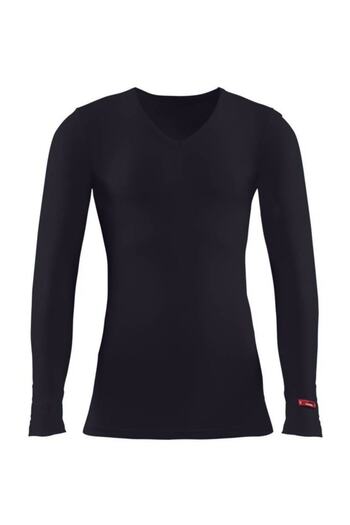 Blackspade Unisex Thermal 2nd Lenjerie de corp Level Top 1257 - Negru
