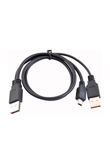 Alfais 4529 Usb Y 3 Giriş Mini 5 Pin Hdd Hard Disk Kablosu