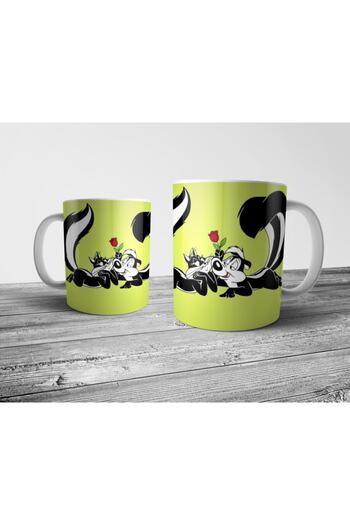 Pixxa Pepe Le Pew Skunk Pepe Mug Cup Model 1