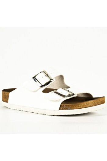 Slazenger Lens Women's Slippers White Patent Leather