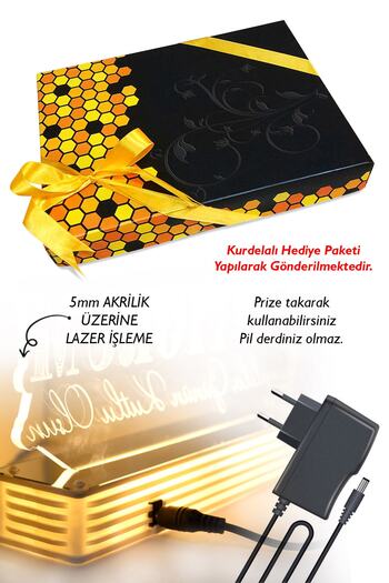 Hediye Kovanı Chopper Motor 3D Lamp