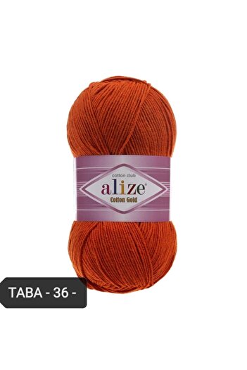 Alize Cotton Gold Amigurumi Thread 100gr Hand Knitting Thread Punch Thread Color Code-36-tan-cotton+acrylic Knitting Thread