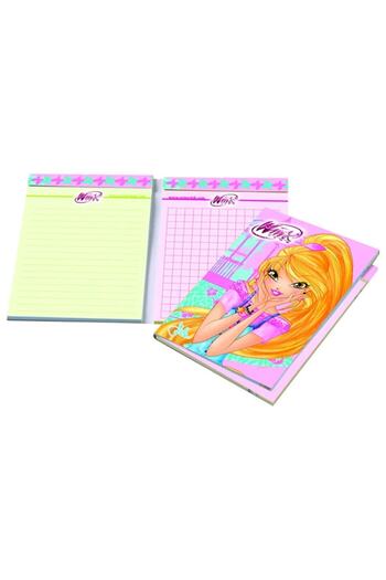 Gıpta Memo Pad Double A7 Small Size 80 Sheets Winx Club 3119 (Pack of 36)