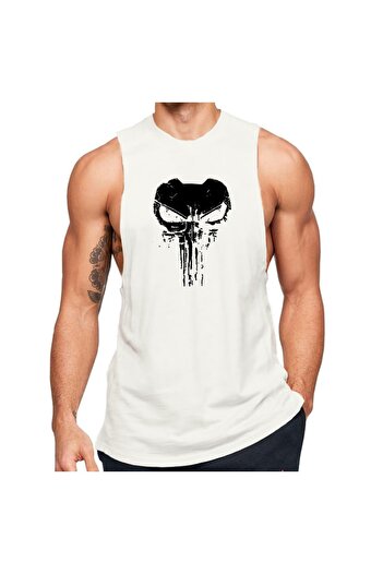 Black İstanbul Μονό γυμναστήριο Punisher Mask Zero Sleeve