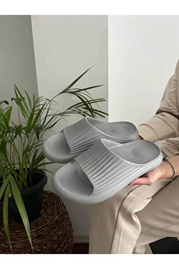 Behtah Kundura Ανδρικές ριγέ ριγέ Yeezy Slide Slippers Beach Pool Seaside New Season