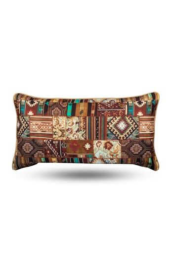 AYPETEKS Ethnic Pattern Piping Throw Pillow Case Back Throw Pillow Large Seat Cushion Large Size Sofa Pillow Case