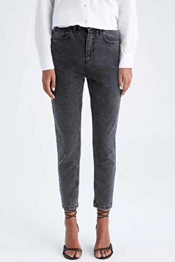 Geppetto Rosa High Waist Mom Jeans Skinny Leg Jeans