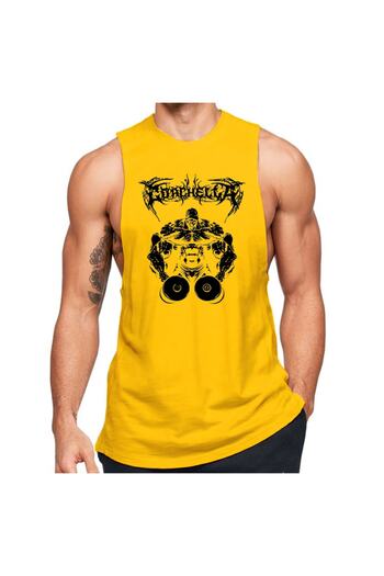 Black İstanbul Coachella Zero Sleeve Fitness Athlete