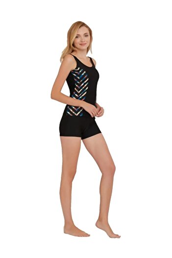 Adasea Swimsuit with Shorts 3174