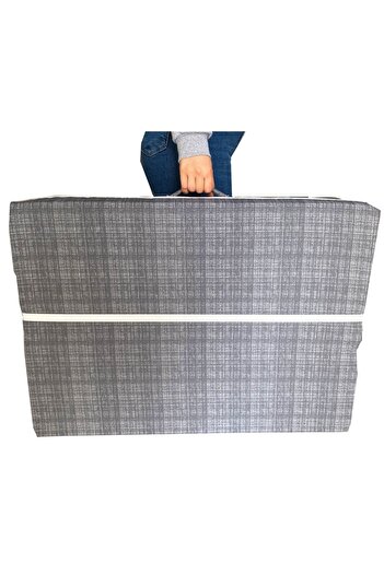 Vip Home Concept Katlanır Yer Yatağı Ve Tek Kişilik Sünger Katlanır Minder Yatak 70x180 Cm 6 Cm Gri