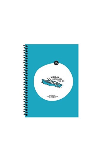 KESKİN COLOR Feeling Things 18.5x25 80 Sheets Striped Spiraled Cardboard Cover CURVES
