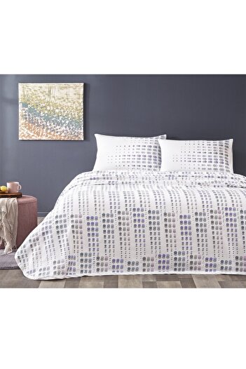 Taç Aston Gray Double Printed Pique Set