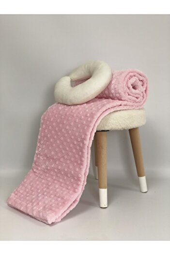 AKSU Ipeksoft Boxed Baby Blanket with Neck Pillow, Sutra Brand Teether and Gift