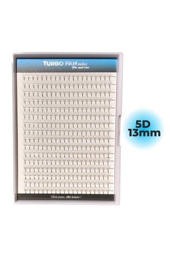 Magic Lash 5d 13mm Rus Volume Hazır Demet Ipek Kirpik Turbo Fan Mini