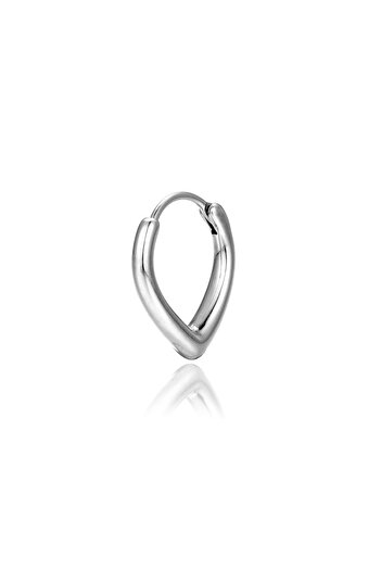 Viking Classic Drop Model Flat Ring Snap-on 316L Steel Men's Earrings
