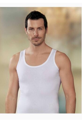 Şahinler New Season Men's Sports Tank Set of 3 - White Cross Back