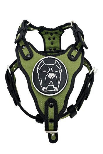 Tasma Market Khaki Cane Corso Dog Breast Collar Breast Collar