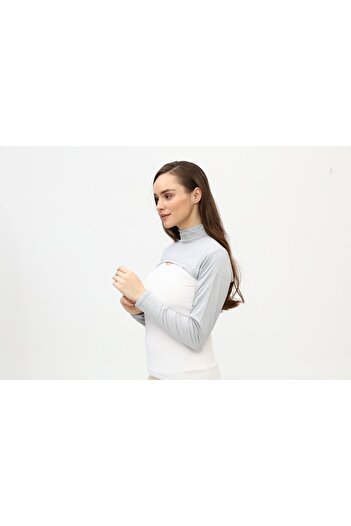Meralce Long Sleeve Neck Collar