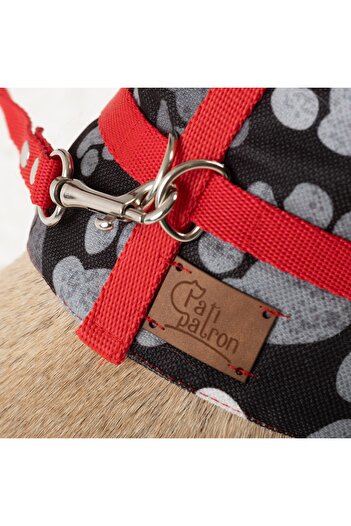 Patipatron Anti-Escape Adjustable Small Breed Dog Chest Collar Set and Walking Rope