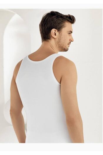 Şahinler Men's White 6 Pack Lycra Undershirt M New Season