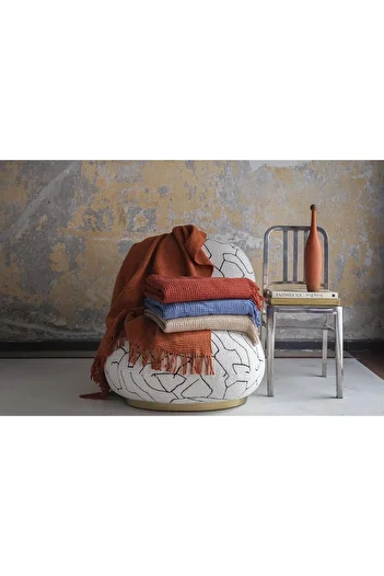 AKSU Brighton Collection Waffle Tv Blanket 130x170