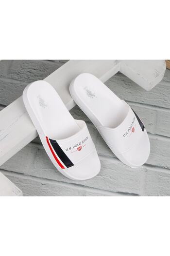 U.S. Polo Assn. Willy 3fx White Men's Slippers - 3m