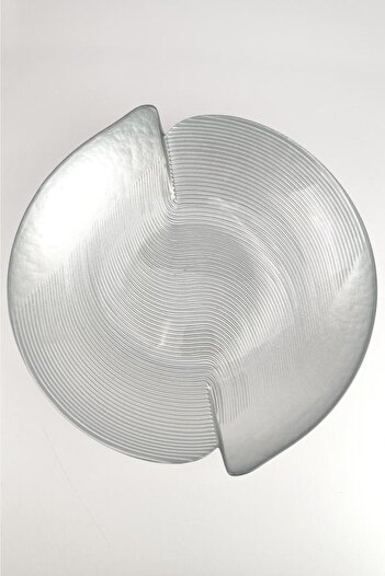 Digithome Gobi Glass Salad Serving Bowl Fruit Bowl Serving Bowl 30 Cm Silver – Akc933 C320.045