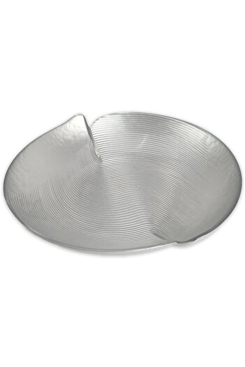 Digithome Gobi Glass Salad Serving Bowl Fruit Bowl Serving Bowl 30 Cm Silver – Akc933 C320.045