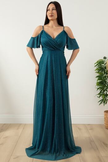 PULLIMM ROCHIE LUNGĂ CU BRETELE ARGINTII 13425