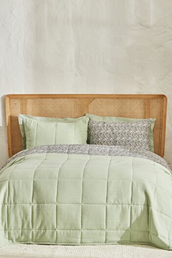 Karaca Home Anna Single Muslin Summer Comfort Green