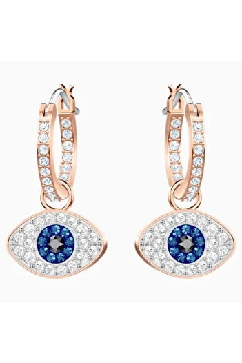 Fay Yamaner أقراط نسائية ثنائية: Pe Hoop Evil Eye Dmul/Ros5425857