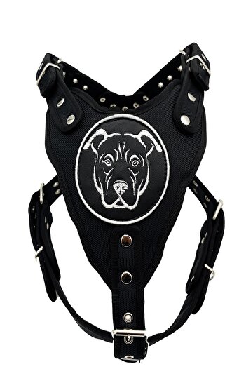 Tasma Market Black American Bully Dog Collar
