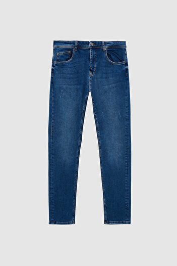 Tween Super Slim Fit Lacivert Denim Pantolon