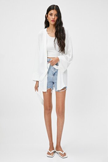 Koton Off-White-Jacke für Damen