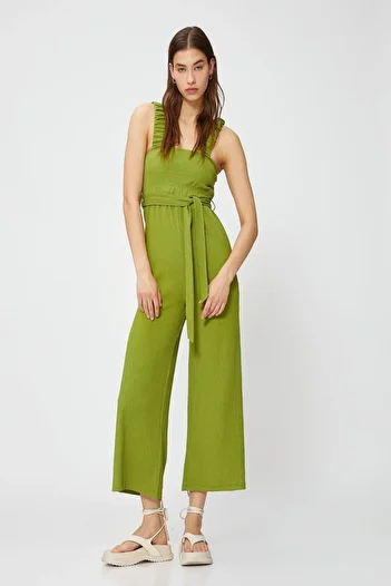 Koton Women's Green Jumpsuit