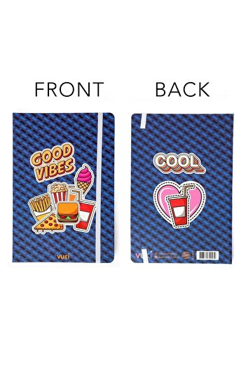 Şeker Ofisi Caiet A5 cu model cu copertă rigidă elastică Fast Food
