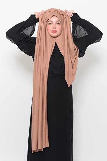 Altobeh Ready Practical Snap-on Luxury Organic Plain Combed Shawl with Cross Alignment