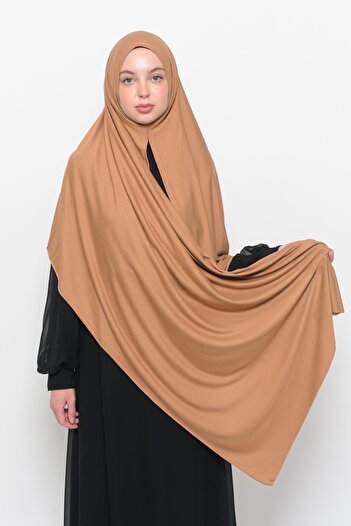 Altobeh Ready Practical Interlocking Luxury Organic Plain Combed Shawl Cross Aligned Dark Beige