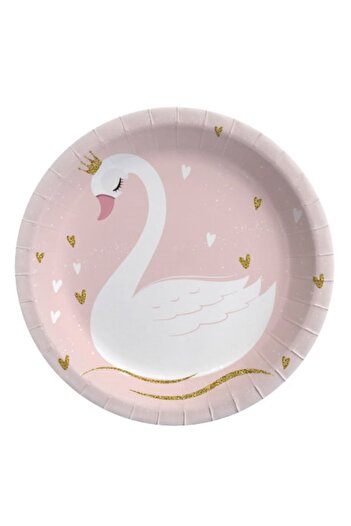 Chuva Plate-Cup Swan 8 Pieces