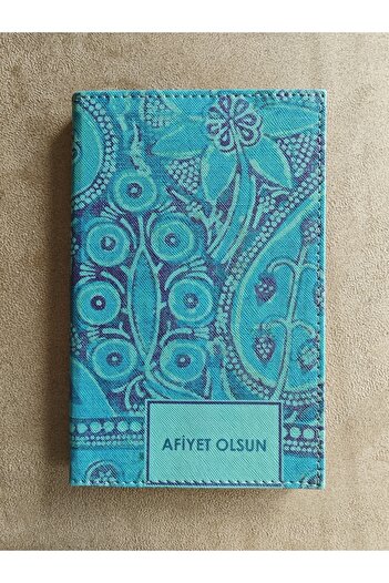 ankara menü (قطعة واحدة) صندوق مقاس 13 × 21، وسادة إيصالات جلدية، صندوق تغيير مطبوع، تذكرة