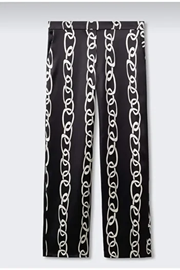 MANGO Chain Printed Trousers