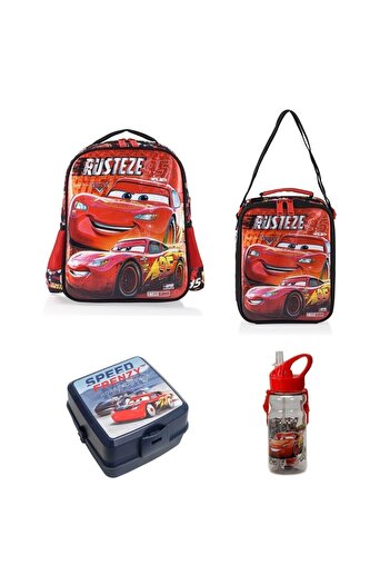 CARS School Bag Salto Octane Gaın 4 PIECE SET