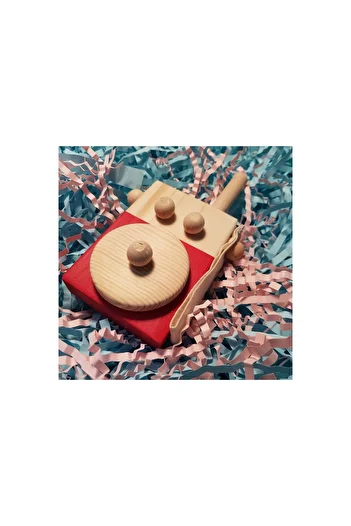 aswood Handmade Wooden Toy Baby Wireless Kids Imagination, Safe for Babies, Gift